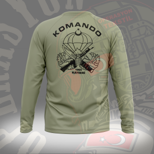 KAYSERİ KOMANDO TUGAYI UZUN KOLLU TİŞÖRT